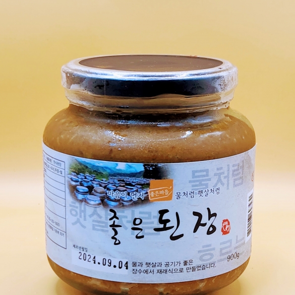 좋은된장 한식된장 재래식된장 900g